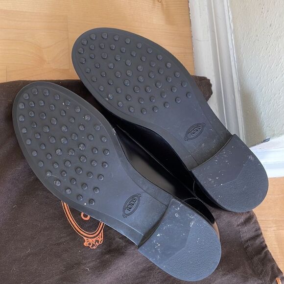 Tod's Kilt Style Studded Loafers - 37 - Picture 3 of 6